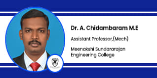 Meenakshi Sundararajan Engineering College, Chennai, Assistant Professor : Dr. A. Chidambaram Interview